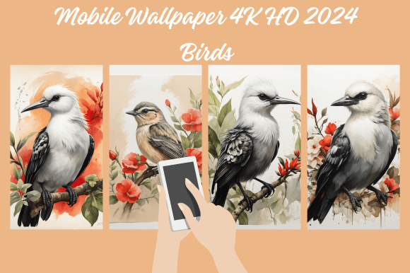 Download Mobile Wallpaper 4K HD 2024 Birds - Premium Bundle