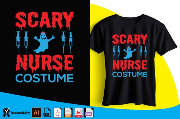 Download Scary Nurse Costume T Shirt Design - Nurse costume Collection