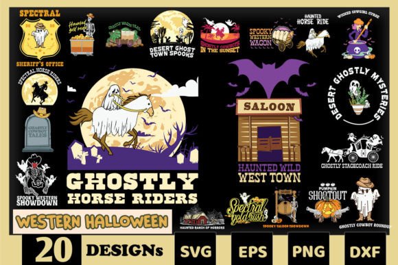 Download Western Halloween Bundle SVG 20 Designs - Halloween bundle svg Collection