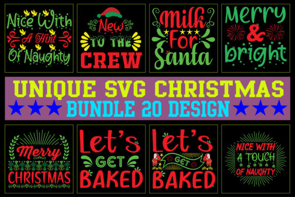 Download Unique SVG Christmas Bundle - Premium Resources
